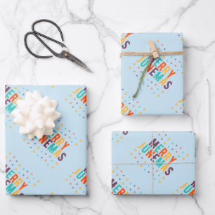 Frohe Weihnachten Geschenkpapier Set
