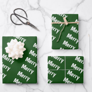 Frohe Weihnachten Geschenkpapier Set