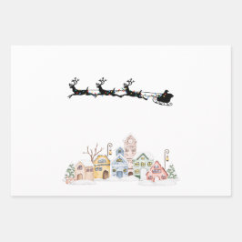 Frohe Weihnachten Geschenkpapier Set