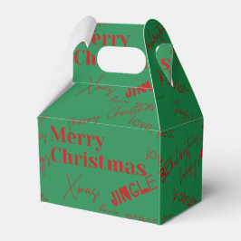 Frohe Weihnachten Geschenkschachtel