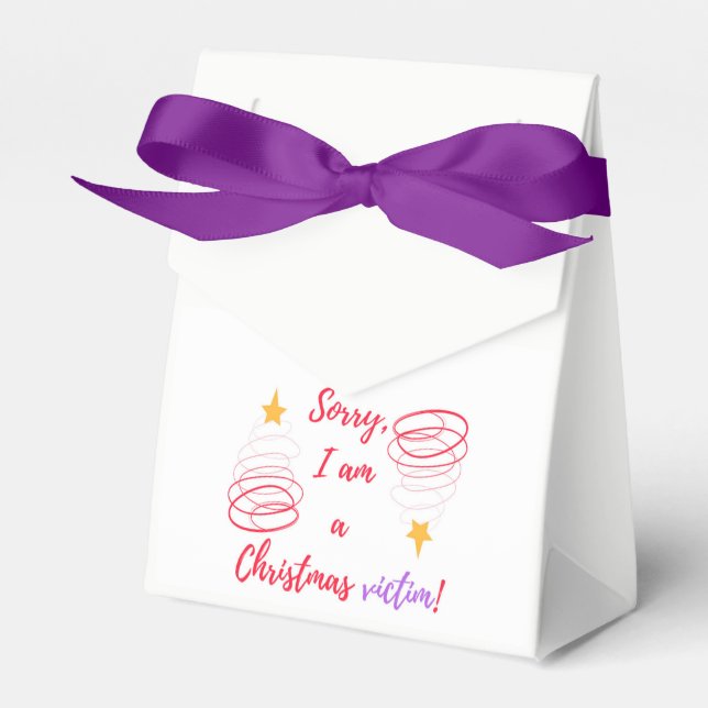 Frohe Weihnachten Geschenkschachtel (Vorderseite)