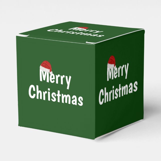 Frohe Weihnachten Geschenkschachtel (Vorderseite)