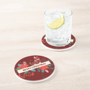 Frohe Weihnachten Getränkeuntersetzer