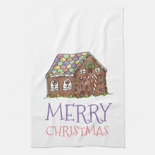 Frohe Weihnachten Gingerbread Holiday Backen Küchentuch