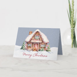 Frohe Weihnachten Gingerbread House