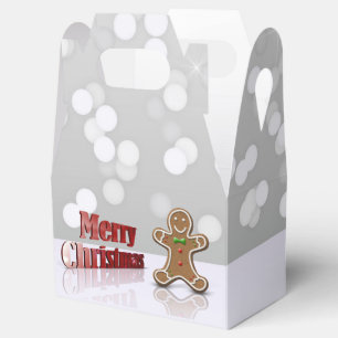 Frohe Weihnachten Gingerbread Man Geschenkschachtel