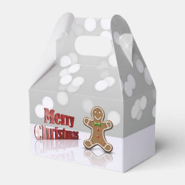 Frohe Weihnachten Gingerbread Man Geschenkschachtel