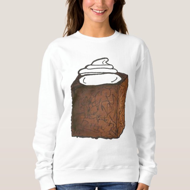 Frohe Weihnachten Gingerbrot Kuchen Holiday Backen Sweatshirt (Vorderseite)