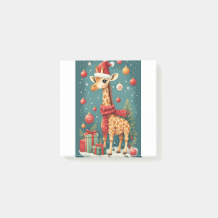 Frohe Weihnachten Giraffe Post-it Klebezettel