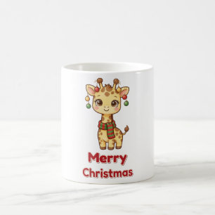 Frohe Weihnachten Giraffen Weihnachtsbaumschmuck T Kaffeetasse