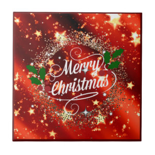 Frohe Weihnachten, Glitter und Glanz, Fliese
