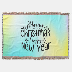 Frohe Weihnachten Glück im neuen Jahr-45910 Decke