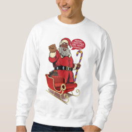 Frohe Weihnachten & Glück Kwanzaa Sweatshirt