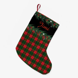 Frohe Weihnachten & Glück Neues Jahr! Schottland M Kleiner Weihnachtsstrumpf