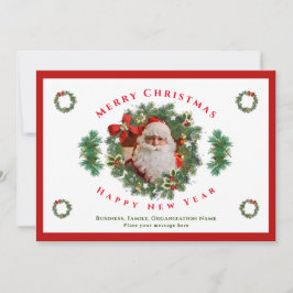 Frohe Weihnachten Glück Neues Jahr Weihnachtsmann 