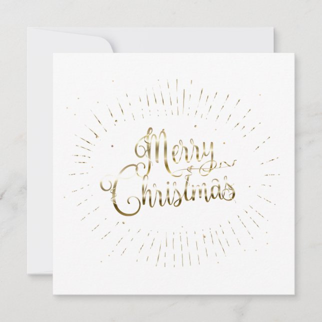 Frohe Weihnachten & Glück Neues Jahr! XMAS Gold Ca (Vorderseite)