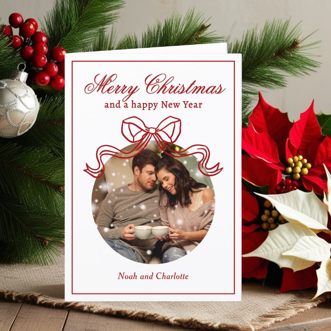 Frohe Weihnachten Glück Neujahr Coquette Bow Foto (Von Creator hochgeladen)