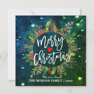 Frohe Weihnachten & Glück Neujahr Feiertage Grüße