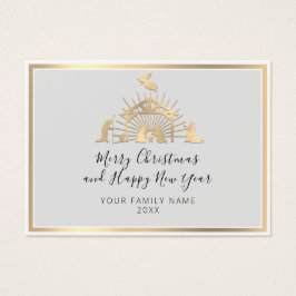 Frohe Weihnachten Glück Neujahr Name Custom Foto