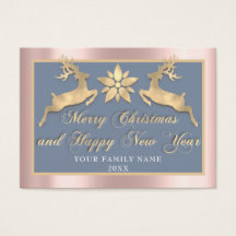 Frohe Weihnachten Glück Neujahr Name Foto RoseBlue