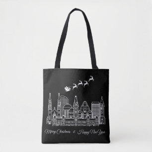 Frohe Weihnachten Glück Neujahr Ottawa Kanada Tasche