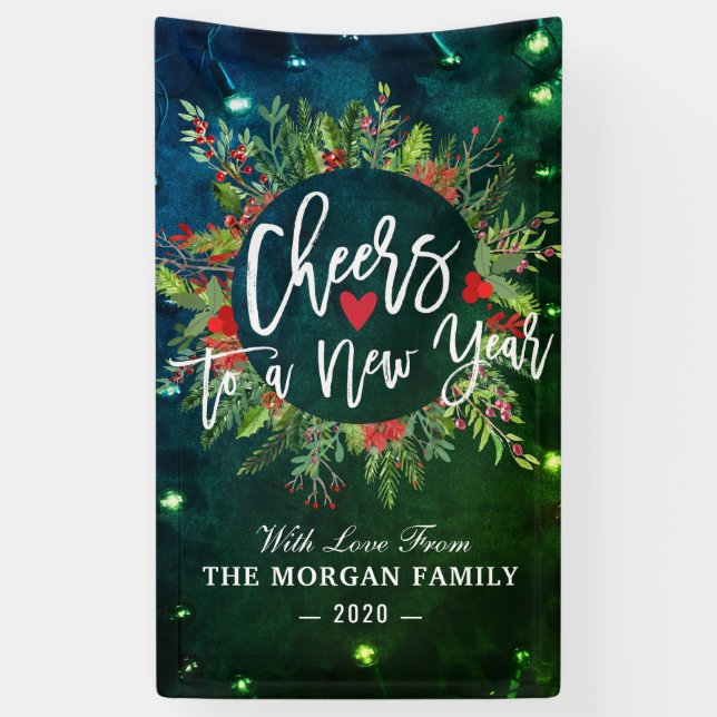 Frohe Weihnachten Glück Neujahr Weihnachten Weihna Banner (Vertikal)