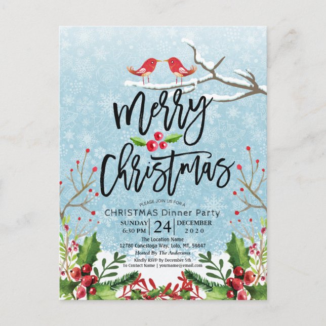 Frohe Weihnachten Glück Neujahr Weihnachten Weihna Postkarte (Vorderseite)