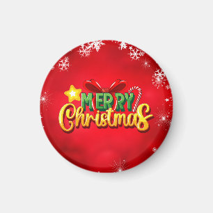 Frohe Weihnachten Glück Weihnachten Weihnachten Re Magnet