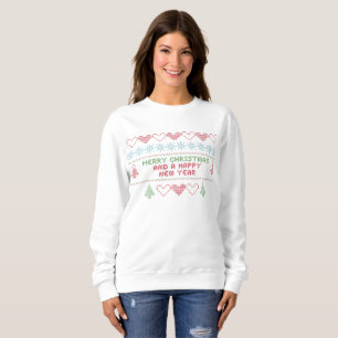Frohe Weihnachten glücklich neues Jahr Frauen Swea Sweatshirt