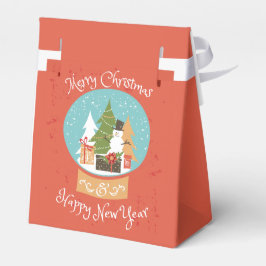 Frohe Weihnachten glücklich Neues Jahr Geschenkschachtel