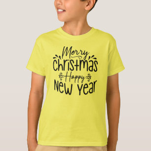 Frohe Weihnachten glücklich Neues Jahr T-Shirt