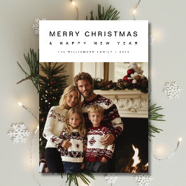 Frohe Weihnachten glücklich Neujahr Familie Foto