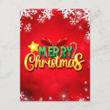 Frohe Weihnachten glücklich Xmas Red Green Holiday