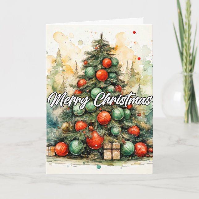 Frohe Weihnachten | Glückliche Ferien, Alle (Vorderseite)