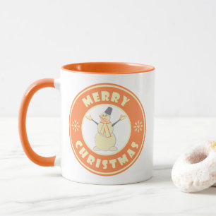 Frohe Weihnachten glückliche Snowman berühmten Kaf Tasse