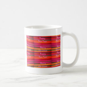 Frohe Weihnachten Glückliches Neues Jahr Leinwand  Kaffeetasse