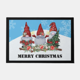 Frohe Weihnachten Gnome Willkommenstürme matt Fußmatte