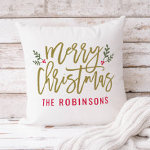Frohe Weihnachten Gold Moderne Custom Family