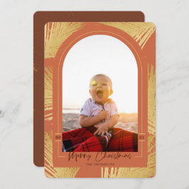 Frohe Weihnachten Gold Palm Rust Beach Foto