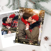 Frohe Weihnachten Golden Sparkle 2 FOTO Gruß