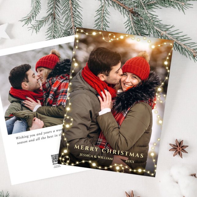 Frohe Weihnachten Golden Sparkle 2 FOTO Gruß (Von Creator hochgeladen)