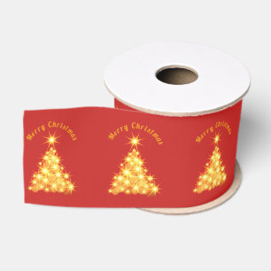 Frohe Weihnachten Golden Tree Thunder_Cove Ripsband