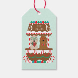 Frohe Weihnachten Goldendoodles Holiday Stand Hund Geschenkanhänger