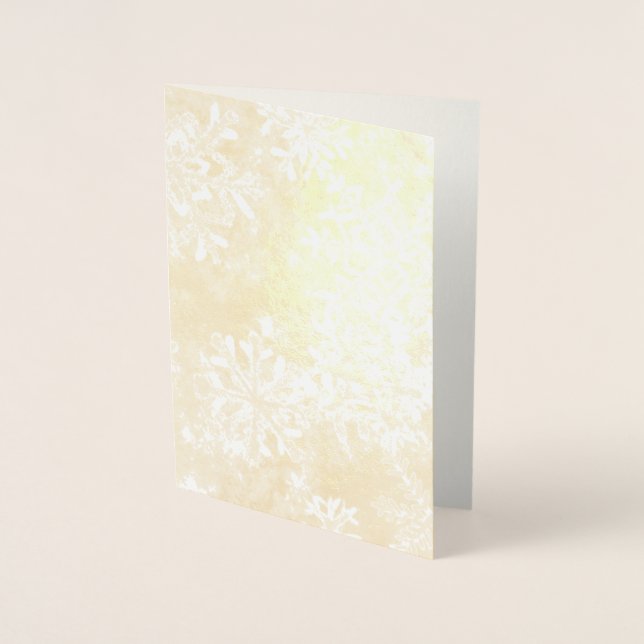 Frohe Weihnachten Goldener Urlaub Postkarte (Vorderseite)