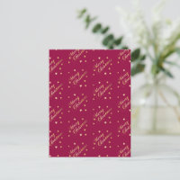Frohe Weihnachten Goldtöne Sterne Burgund Elegant