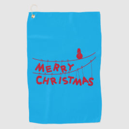 Frohe Weihnachten Golfhandtuch