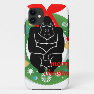 frohe weihnachten gorilla Case-Mate iPhone hülle