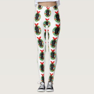 frohe weihnachten gorilla leggings