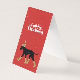 Frohe Weihnachten Great Dane Card