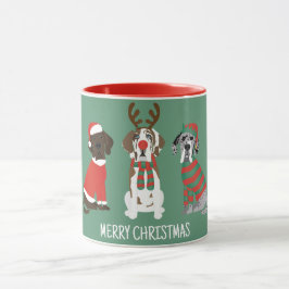 Frohe Weihnachten Große Dane Hunde Tasse